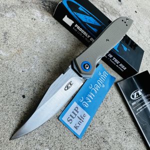 supknife มีดพับ ZT 0640 USA Emerson Design Ser.0372 เปิดด้วยฟร้อนฟลิปเปอร์หรือจะเปิดใบด้วยแผ่นDisk ระบบไลเนอร์ลอคใบมิด