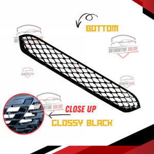 Proton Persona 2016-2018 Front Grill Glossy Black (Mini Cooper Style) GR/RS Logo Grilled Plug And Play Honeycomb