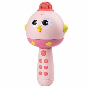 Cute Children Wireless Microphone Music Bluetooth Karaoke Musical Toys Rechargeable Handheld Children Singing Machine2026