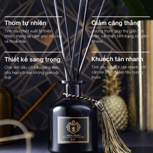 Tinh Dầu Thơm Phòng Cao Cấp - Nước Hoa Phòng Que Mây Khuếch Tán Khử Mùi Toilet Phòng Ngủ Thư Giãn