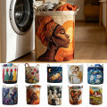 Portable Laundry Container Quilted Laundry Hamper Large Foldable Quilted Laundry Basket with Handles – Soft Storage Organizer for Nursery Bedroom Laundry Room – Durable Spacious for Asia. 