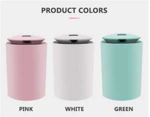 PORTABLE MINI HUMIDIFIER & AIR PURIFIERS 260ML USB POWERED