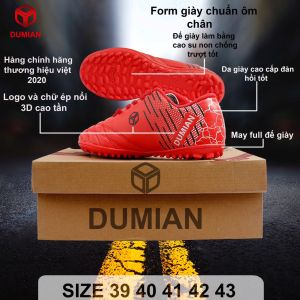 Giày đá bóng sân nhân tạo chính hãng Dumian hàng VN chất lượng cao.