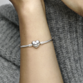 Pandora Moments Heart Clasp Bangle. 