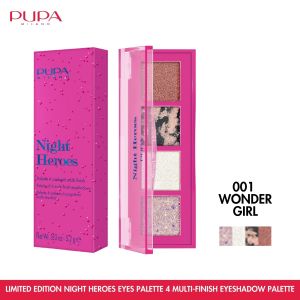 Pupa Milano Night Heroes Eyes Palette 5.2g 4 multi-finish eyeshadow palette