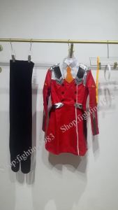 2023 HOT DARLING 02 Zero Two Cosplay Costume for Women Anime DARLING in the FRANXX Dress Wig Headwear Sets