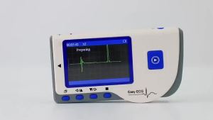 Ready Stock Lepu Model PC-80B Portable Handheld Single Lead ECG Recorder Wireless Electrocardiogram Monitor with Electrode Set Home Use
