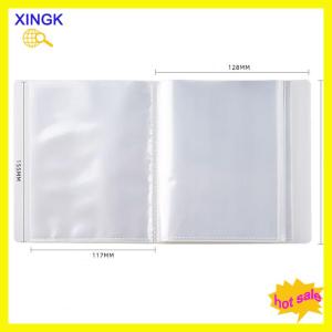 XINGK โปสการ์ด A6 40หน้าอัลบั้มเก็บหนังสือภาพบ้านโปร่งใส
