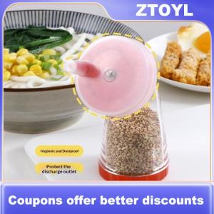 【ZTOYL】 Manual Sesame Grinder Hand Seasoning Crusher Tool Handmade Salt Or Pepper Grinder For Home Kitchen Salt Pepper