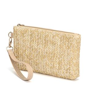 【Ready Stock/COD】Beach Wallet Bohemian Fashion Women Woven Handbag Phone Bag Coin Purse