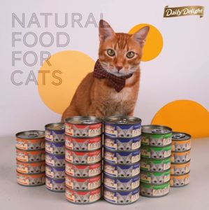 Daily Delight Jelly Skipjack Tuna Wet Cat Food 80g | Meal Topper Meow Carrot Cheese Sardine Sasami Shirasu Sweet Corn NDP - Fresh and Natural Ingredients for Happy Pets