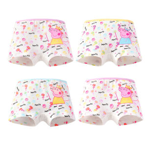 (FREESHIPMAX) Combo 05 - 10 Quần Chip Đùi Cotton Họa Tiết Heo Ngộ Nghĩnh Dễ Thương Nhiều Màu Sắc Cho Bé Gái 8-30 Kg - YOOSOO