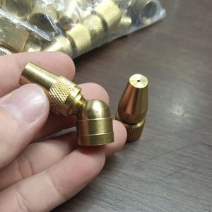 Nozzle steam cuci AC bengkok / lurus Ujung nosel stim AC Nozle Nozel Nozzel