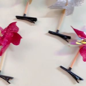 10 pcs Pinwheel barrettes kẹp tóc Y2K cô gái Đồ trang trí kẹp tóc ngắn kẹp tóc cho nữ Phụ Nữ Phụ kiện mũ nón