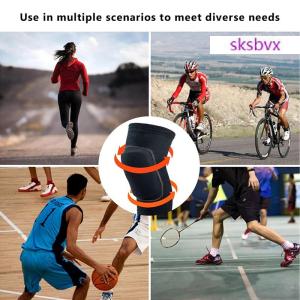 sksbvx สนับเข่าสำหรับฝึกเต้นโยคะสนับเข่าผ้าฟองน้ำหนาป้องกันเข่า