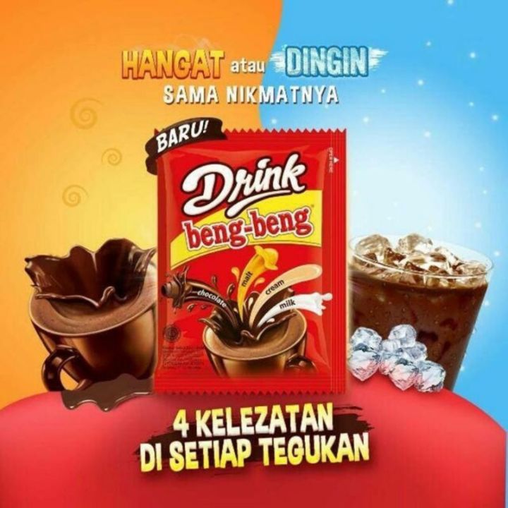 Beng Beng Drink 10 x 30 gr - Minuman Coklat Beng Beng - Es Coklat - 1 Renceng - Minuman Sachet