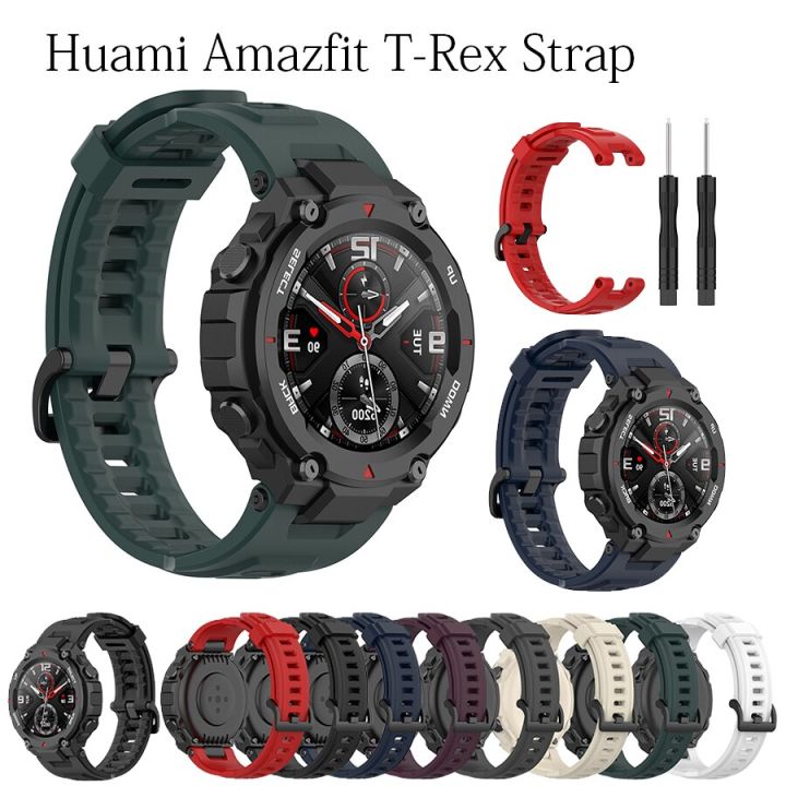 Silicone Strap for Xiaomi Huami Amazfit T-REX Smart Watch