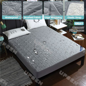 Thicken Waterproof Mattress Protector Fitted Sheet Quilted Mattress Cover Mattress Topper King/Queen/Double/Single Size Bed