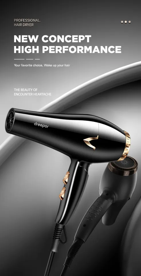 Dreepor Hair Dryer In Hot And Cold Hair Blower Dryer