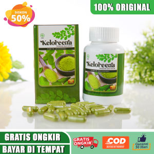 Obat Kolestrol Tinggi Asam Urat Dan Kebas Darah Tinggi Penurun Pusing Trigliserida Keloreena Ekstrak daun Kelor