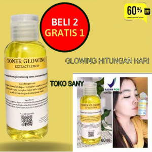 BPOM TONER GLOWING EXTRACT LEMON/ TONER WHITENING 60ml