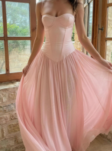Womens Sweet Off Shoulder Maxi Dress Casual Simple Slim Fit Vest Ruffled Vistidos 2026 Luxury Back Lace Up Shaping Party Gown2026
