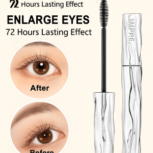 Small Steel Tube Mascara Waterproof Dense Eyelash Mascara Long Lasting Hair-Styling Eyelash Base Cream Non-Smudge Mascara