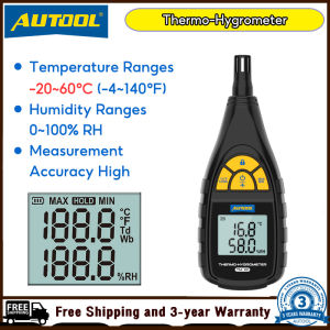 Autool TM101 nhiệt-hvgrometer cảm biến nhiệt độ và độ ẩm thích hợp cho các cửa hàng sửa chữa phòng ngủ nhà kho bệnh viện và nhiều hơn nữa.
