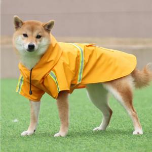 “LOCAL STOCK" Dog Raincoat Waterproof Reflective Slicker Lightweight Breathable Hooded Poncho Rain Coat Jacket with Adjustable Belly Strap and Leash Hole for Small Medium Large DogsDog Raincoat Hooded Slicker Poncho for Small and large Dogs and Puppies