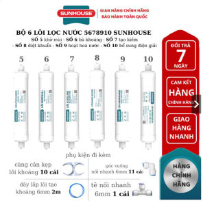 Bộ lõi lọc tạo khoáng SUNHOUSE - Chính Hãng - MẪU MỚI NHẤT