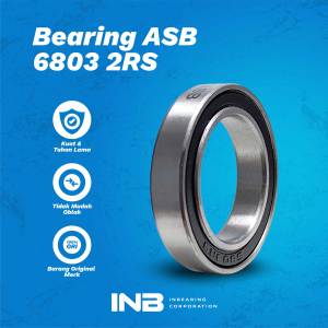 Laker Bearing 6803 2RS Asb INB Original Asb