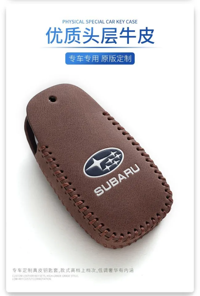 Genuine Leather Smart Car Key Case Cover Shell Chain For For