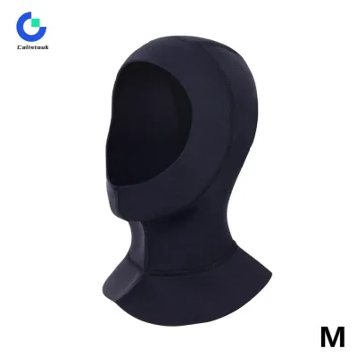 Calistouk 3mm Neoprene Thermal Scuba Diving Hood Wetsuit Cap Stretchy Scuba Dive Hood for Men Women Cold Water Swimming Snorkeling Surfing