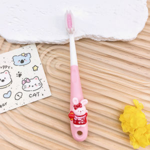 Children Toothbrush New Year Style Festive Cartoon Animals 6-12 Years Old Teeth Cleaning Gum Protection Tooth Protection Toothbrush Soft Bristle