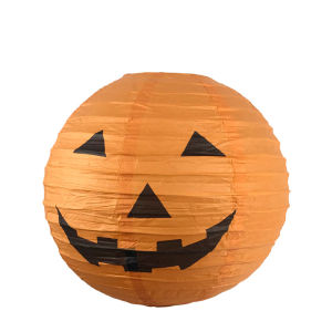 Halloween Lanterns in the Mall and Bar KTV Scene Decoration LED Battery-powered round foldable pumpkin Halloween lantern
