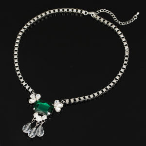 Retro simple decorative necklace long womens necklace lanyard Korean version of fashion accessories