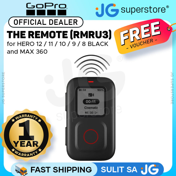 GoPro RMRU3 Action Camera Remote Control USB Type-C with Max 60m Wireless  Range, Controls Cameras with 5m Waterproof Depth for HERO 12 11 11