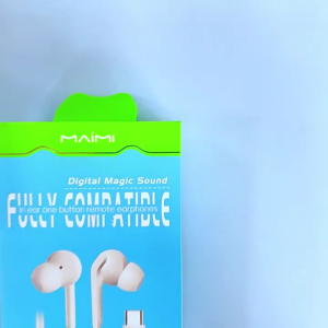 Có dây tai nghe nhạc loại C In-Line Tai nghe 3D âm thanh 14 Mét đơn vị với điều khiển cáp cho hầu hết các USB C giao diện thiết bị