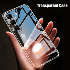 Soft Case Clear Silikon Komptibel Untuk Infinix Hot 50 4G Hot 50 5G Hot 50i Hot 50 Pro 4G Hot 50 Pro Plus 4G Smart 9 Bening Transparant Tebal 2mm