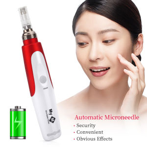 Wireless Dr Pen Derma Pen Microneedling Pen With 2pcs 12pin Cartridge Micro Needling Pen Skin Care Tools Stamp Therapy