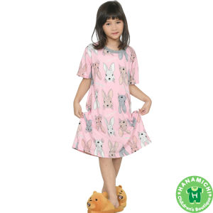 Kiminori MALIQA Dress Anak Perempuan Lengan Pendek