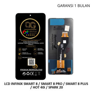 LCD FOR INFINIX SMART 8 X6525 / SMART 8 PRO X6525B / X6526 SMART 8 PLUS / X6528B HOT 40I FULLSET