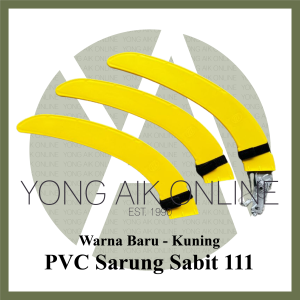 [100% ORIGINAL] New Color Yellow PVC Sarung Sabit 111 | Plastic Sickle Cover 111 | Triple 111 | Cap 111 | 油棕刀套