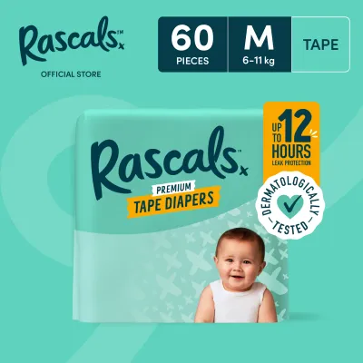 Rascals Tape Diapers M