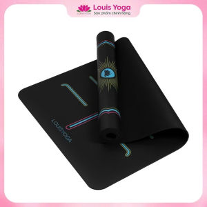 Thảm tập yoga cao su cao cấp SUN F26 [TẶNG TÚI ĐỰNG CAO CẤP+ QUÀ TẶNG] thương hiệu LOUIS YOGA- chống trơn trượt thấm hút mồ hôi