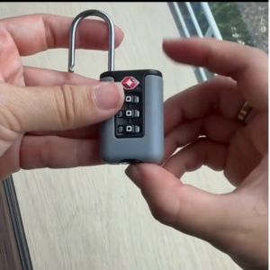Padlock Number Lock Locker Lock With Key TSA Combination Padlock