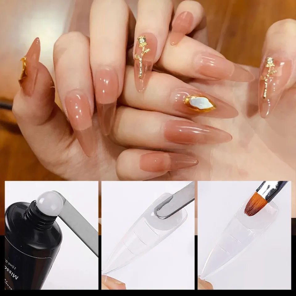 Xà cừ trắng nail siêu mỏng ánh ngọc trai – xà cừ nail trang trí móng tay đắp  gel ẩn phong cách Hàn Nhật | Lazada.vn