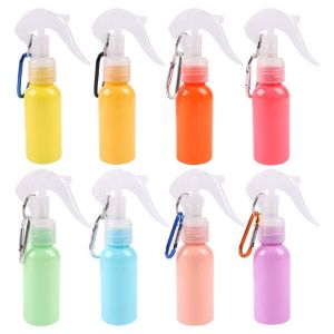CX1TE8 Portable 60ML Cosmetic Container Travel Empty Mist Spray Bottles Hand Sanitizer Trigger Spray Bottles Perfume Atomiser Spray bottle With Keychain Refillable Bottles
