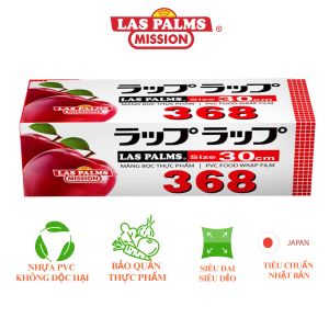 Màng bọc thực phẩm cao cấp LASPALM size 30cmx250/300/500m giúp bảo quản thực phẩm luôn tươi mới  chất liệu sinh học tự hủy an toàn cho sức khỏe gia đình.