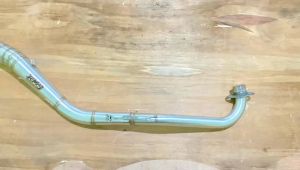 LEHER SUPRA X125 KARISMA BENDING NAIK ROADRACE NGACENGG ORIGINAL RMS MUFFLER